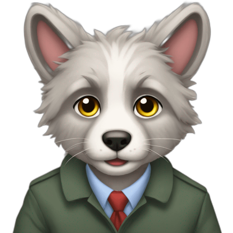 george bush as a furry fursona emoji