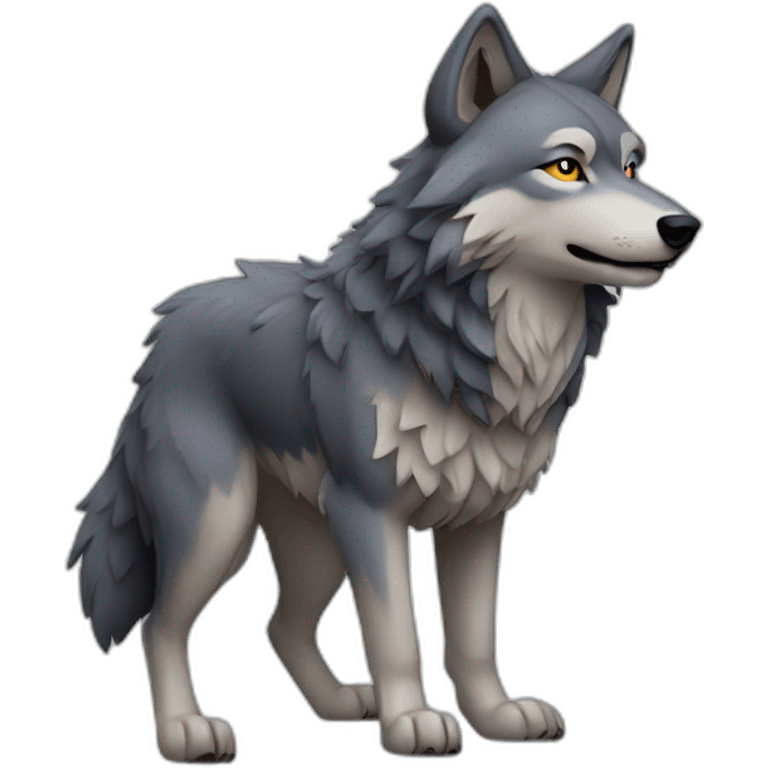 Wolf W emoji