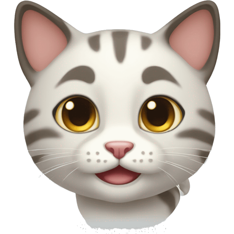 Cute amongus cat emoji