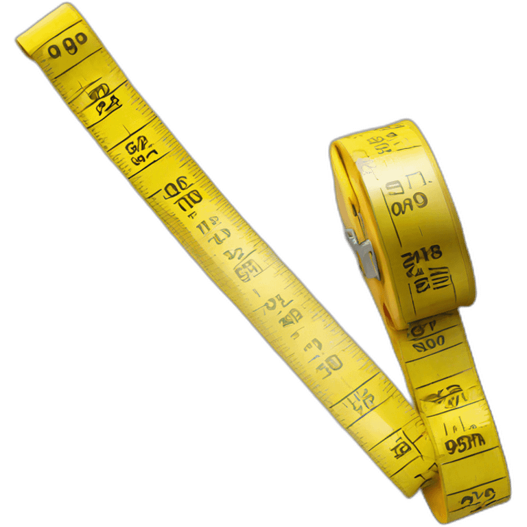 yellow tape measure emoji