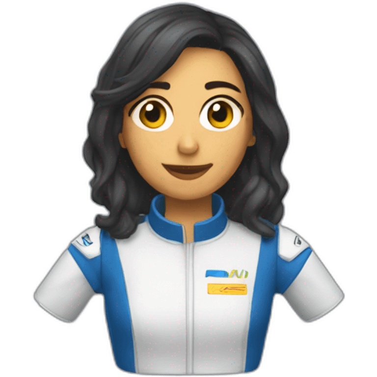 Mariana pilota de kart emoji