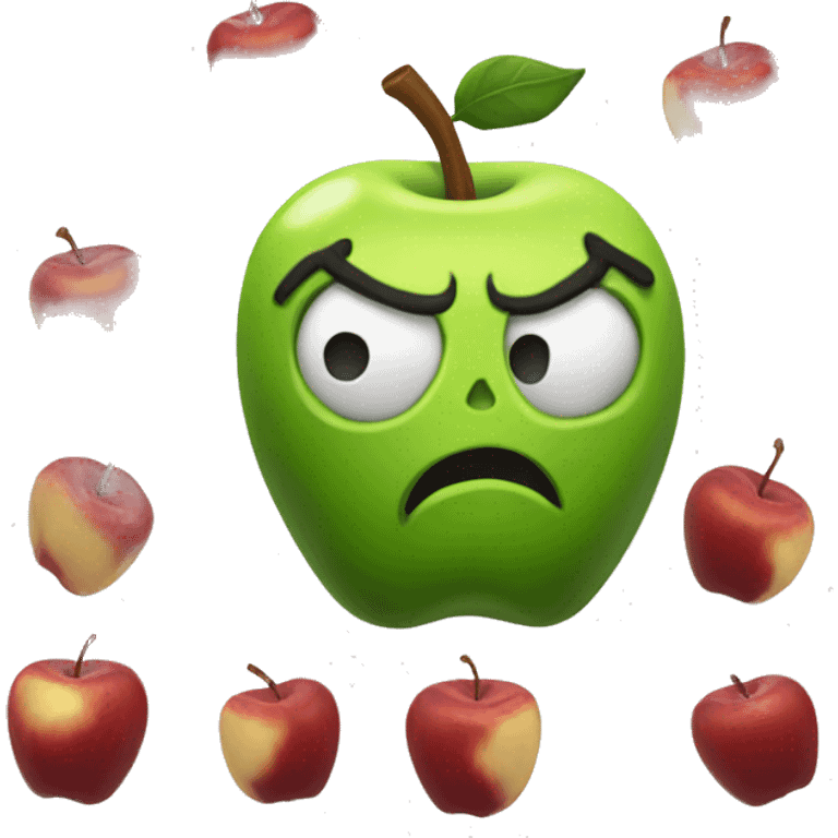 Poison apple from Snow white  emoji