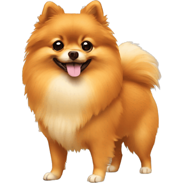 Orange pomeranian emoji