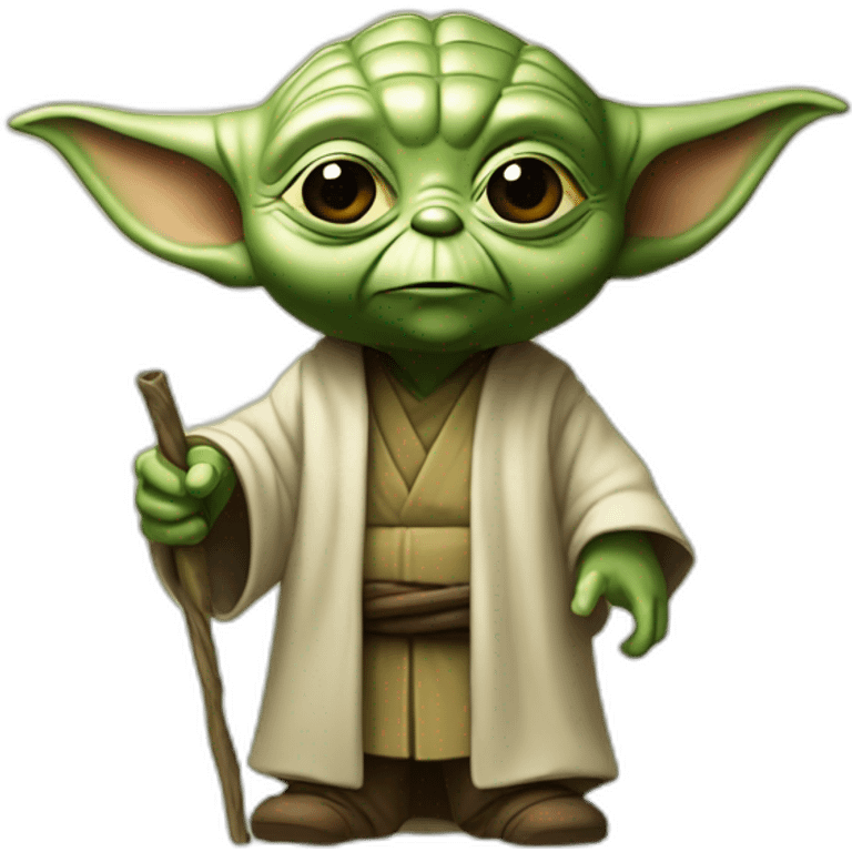 Yoda  bouteille de vins emoji