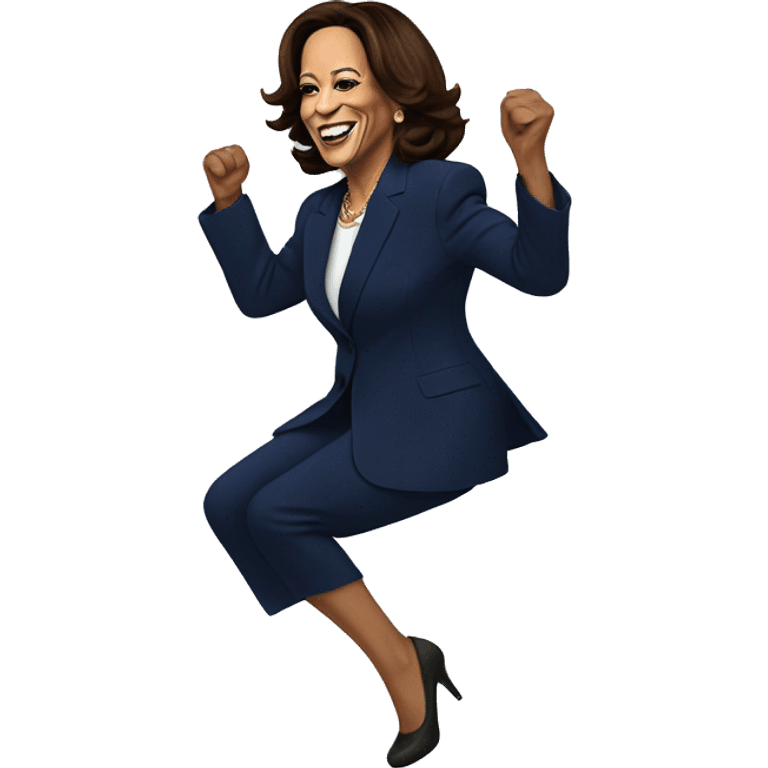 Kamala Harris dancing emoji