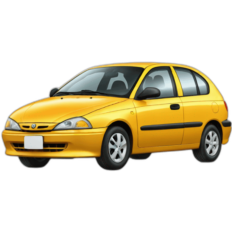 a car daewoo lanos emoji