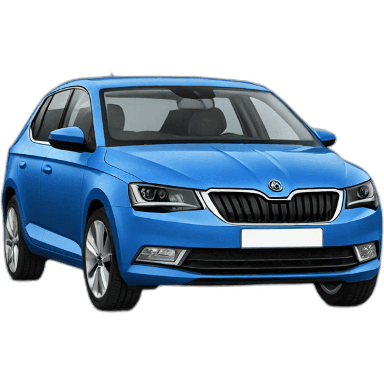 Blue skoda emoji