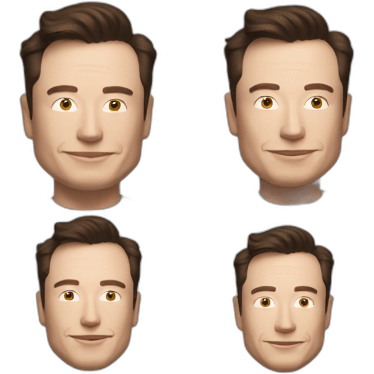 Elon musk con Tesla emoji