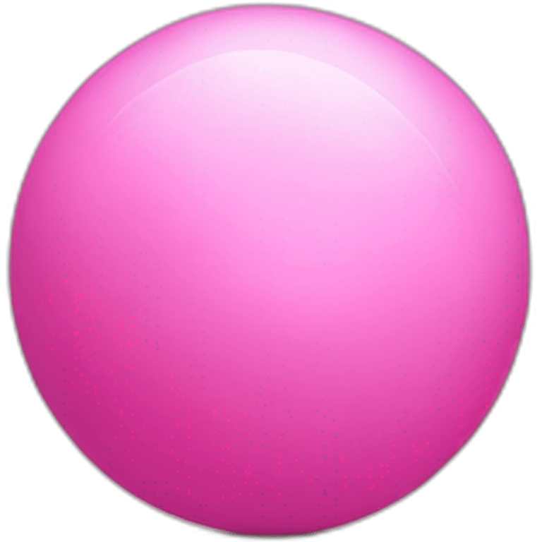 Pink ball emoji