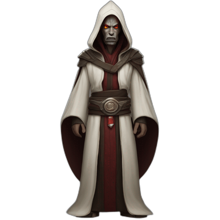 hyperrealist sith jedi in world of warcraft emoji