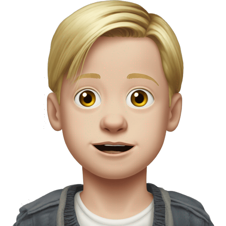 macaulay culkin child from Home Alone realistic emoji