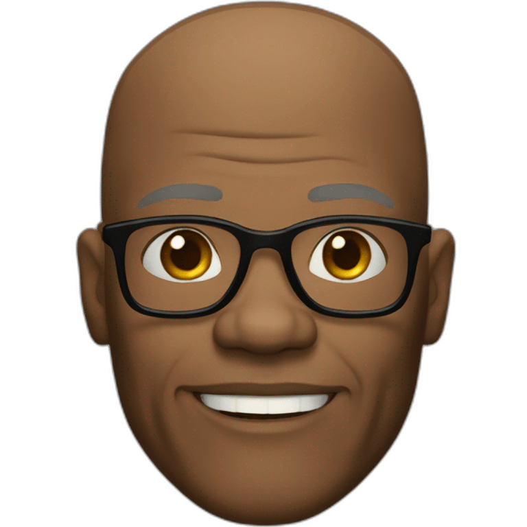 Samuel L. Jackson bald head emoji