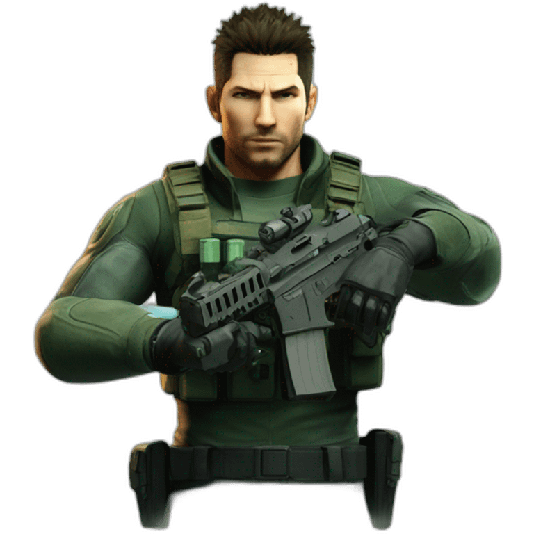 Chris redfield vape 2077 emoji