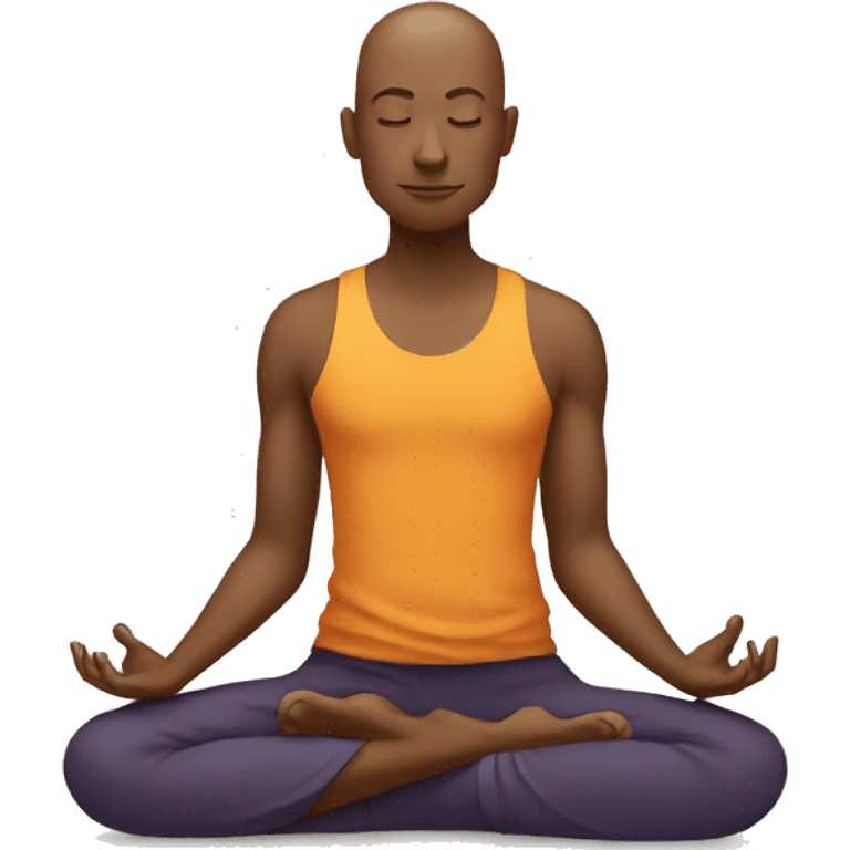 meditating yogi emoji