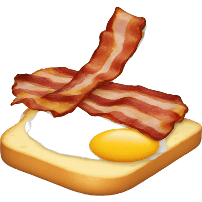 Bacon egg and cheese emoji