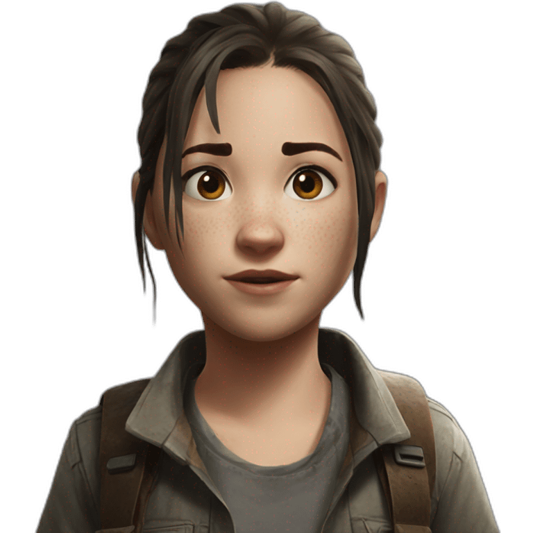 Ellie from last of us emoji