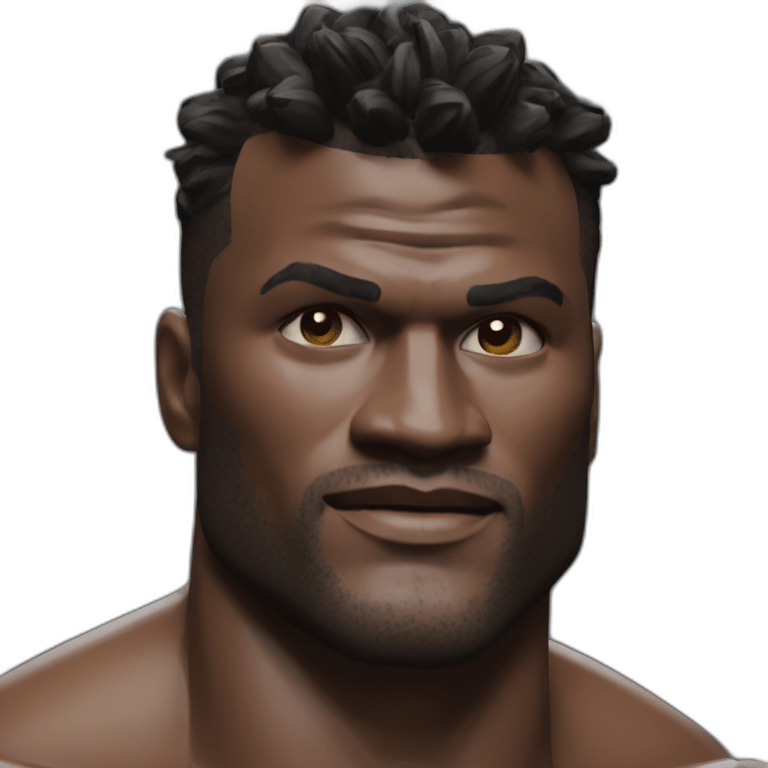 creer emoji francis ngannou PFL combatant emoji