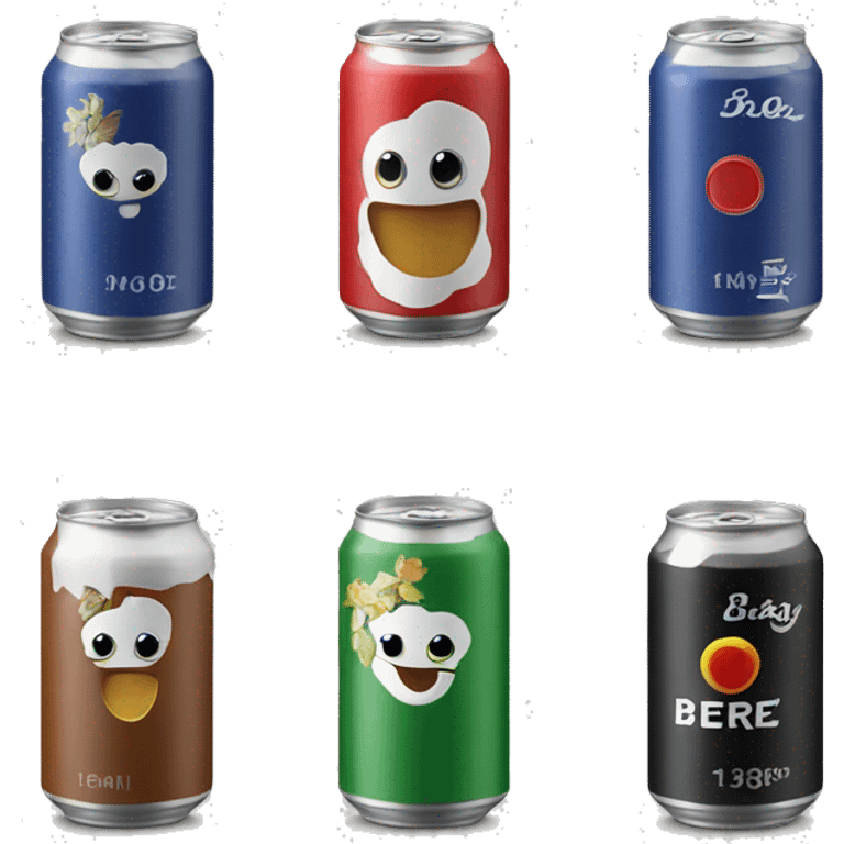 Bière canette 8.6 emoji