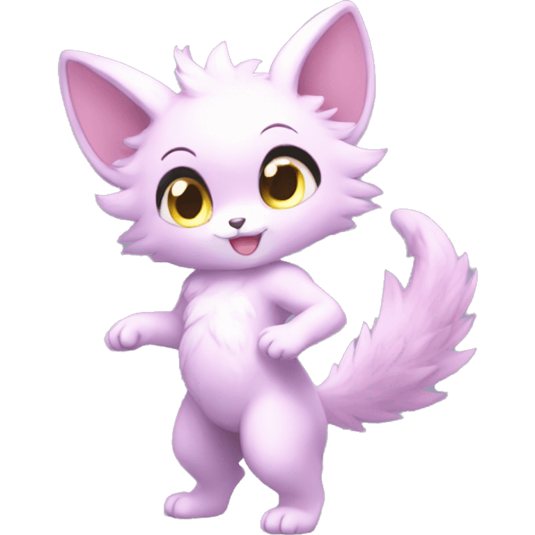 Anthro-Pastel-Fur-Sona-Chibi-Shiny-Fakémon full body emoji