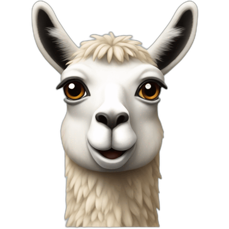 Lama qui fait caca emoji