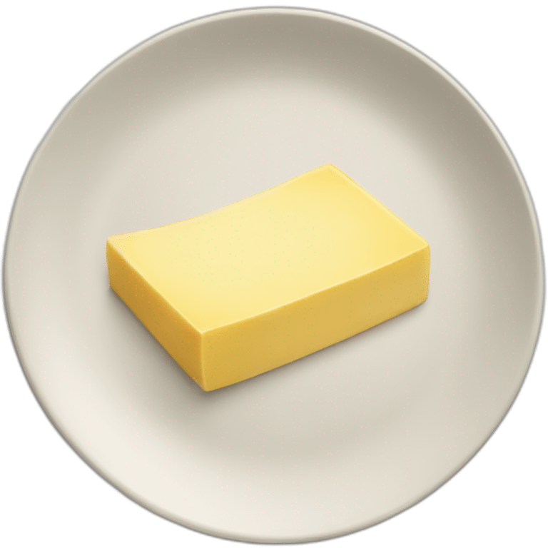 butter on a plate emoji