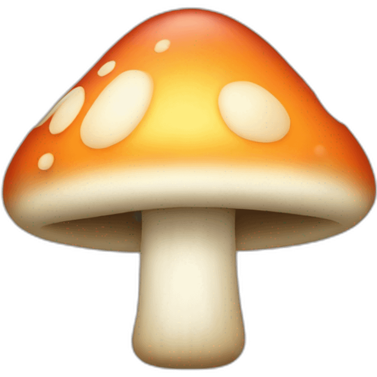 Atomic mushroom emoji