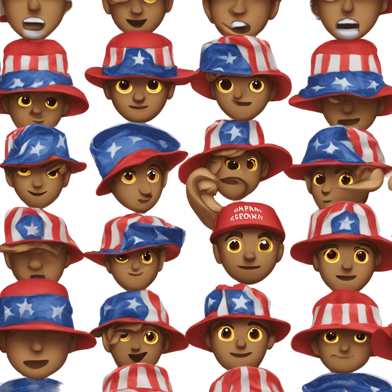 MAGA hat  emoji