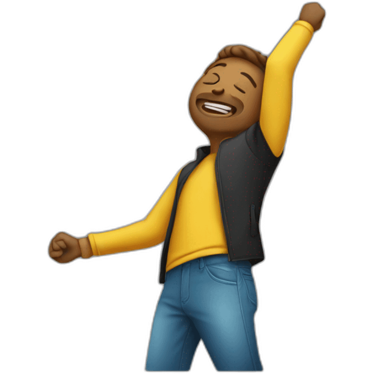 Person who dab emoji