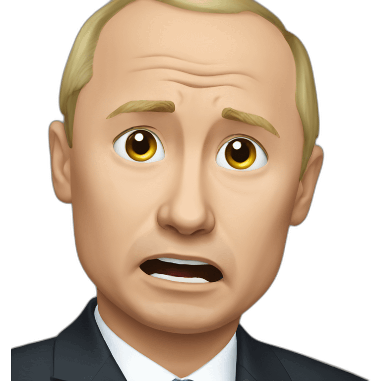 Crying Putin emoji