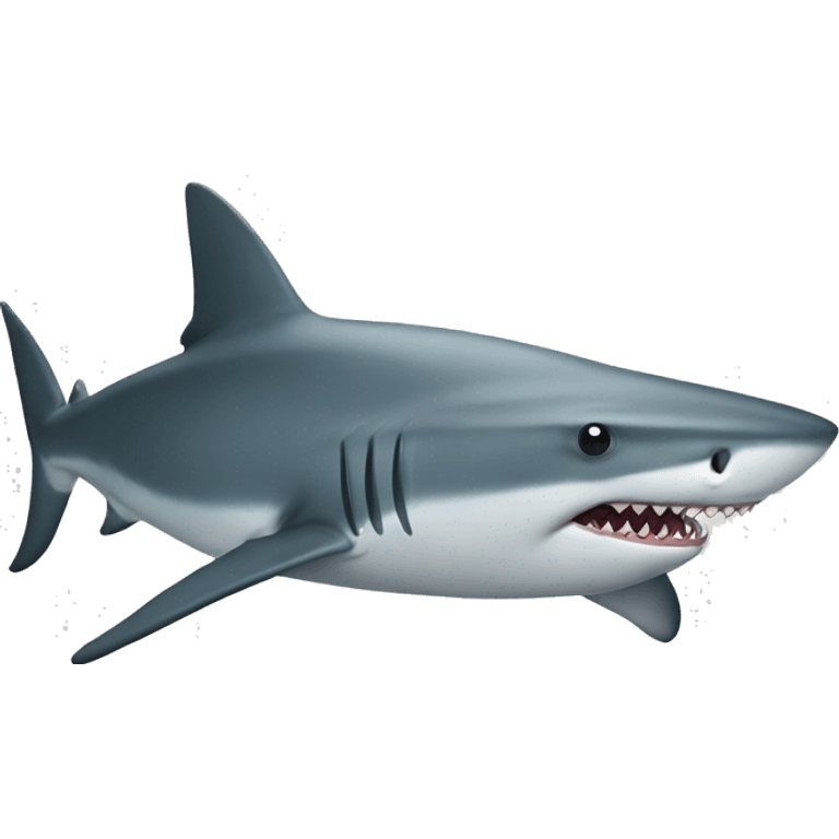 shark with tophead emoji