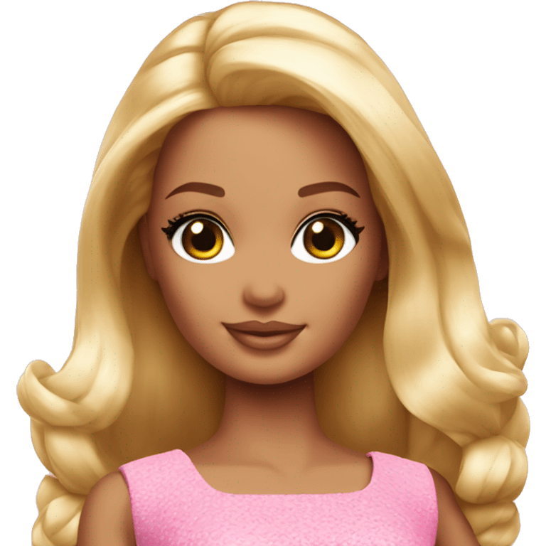 beautiful cute barbie emoji