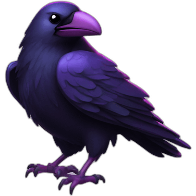 flashing rave raven emoji