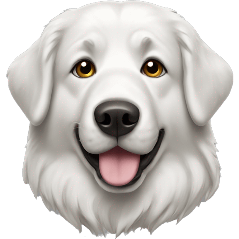 Great Pyrenees dog breed emoji