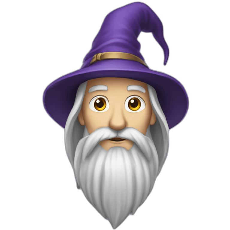 Long beard wizard emoji