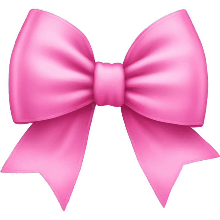 Pink bow super cute emoji