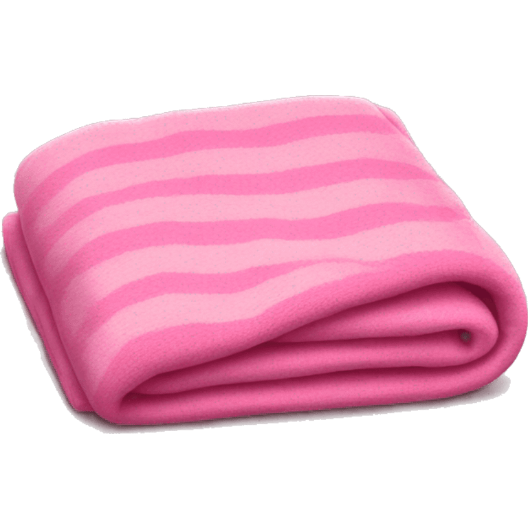 Pink blanket folded  emoji