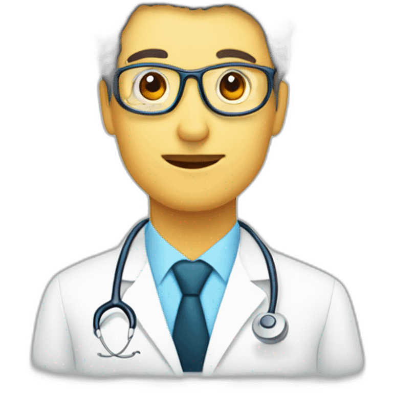 Neurologist and neuron emoji