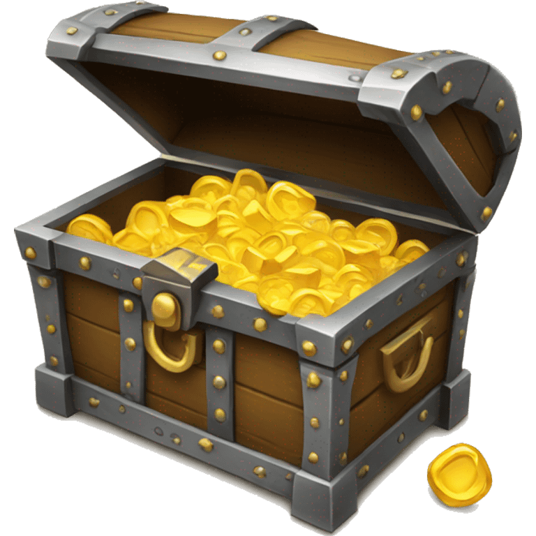 treasure chest open emoji