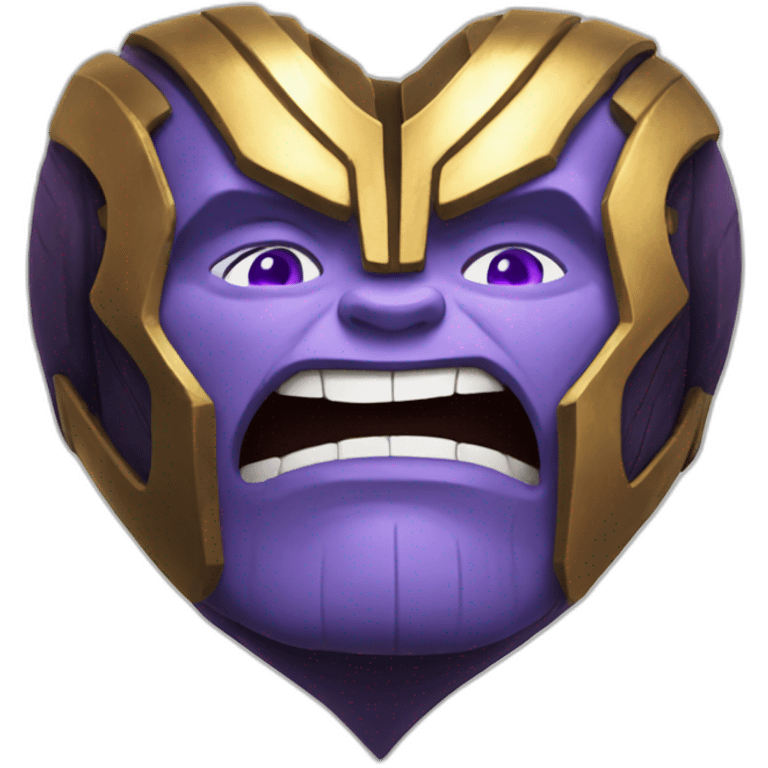 thanos heart emoji