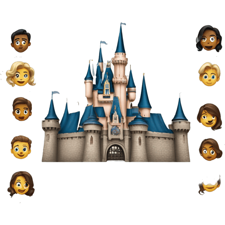 Make me an emoji of the Disney castle  emoji