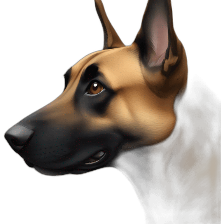 Malinois dog emoji