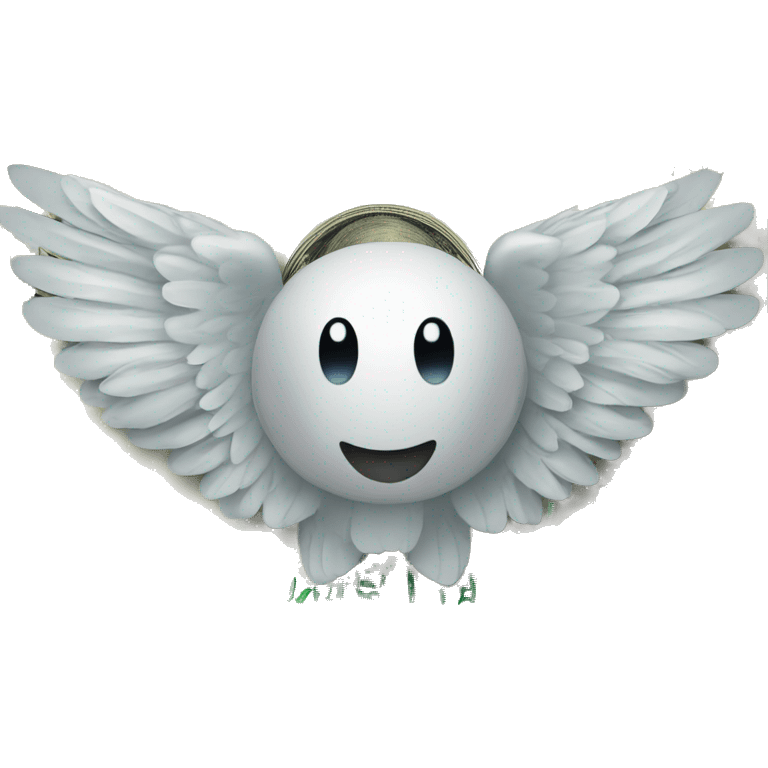 dollar with wings emoji