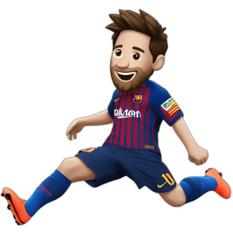 celebration messi emoji