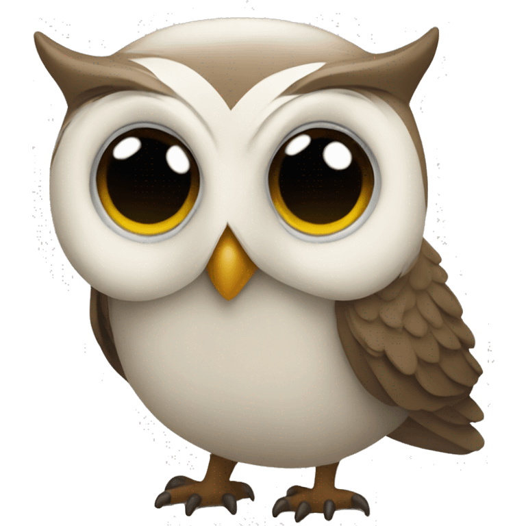 collaborating owl emoji