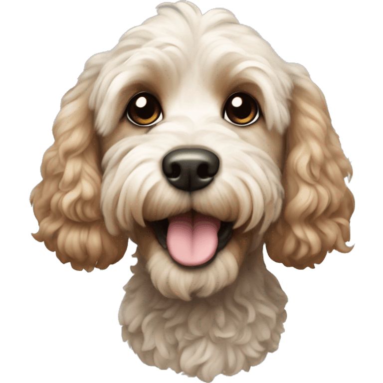 Cockapoo dog  emoji