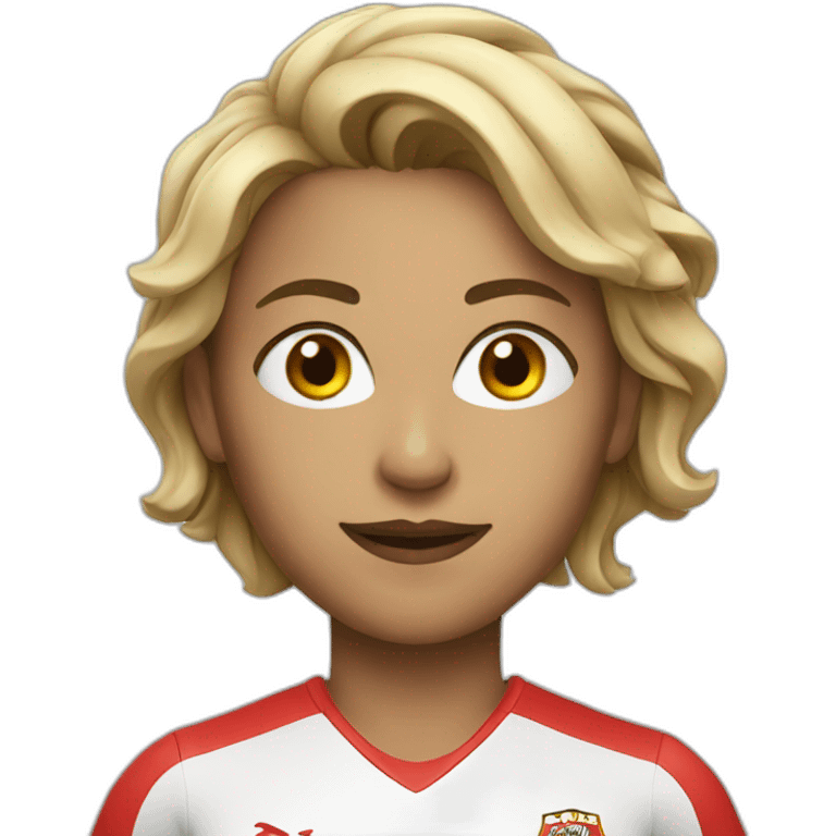 Women footballer emoji