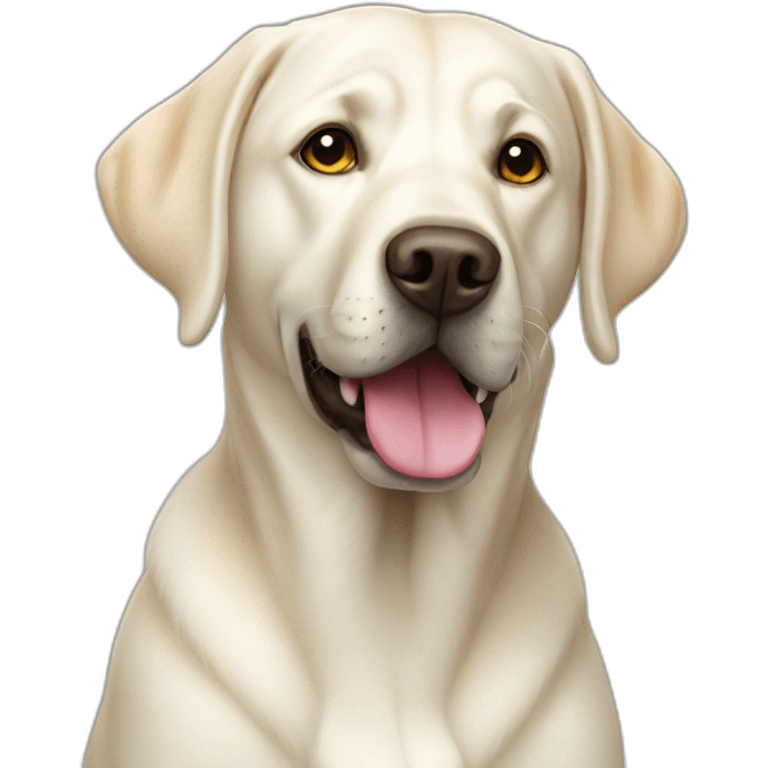 white-labrador emoji