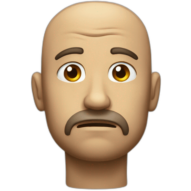 A very sad man emoji