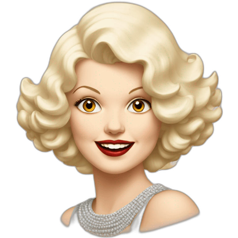 Jean Harlow emoji