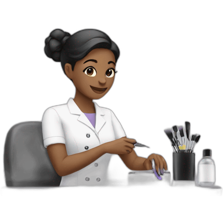 manicurist at work emoji